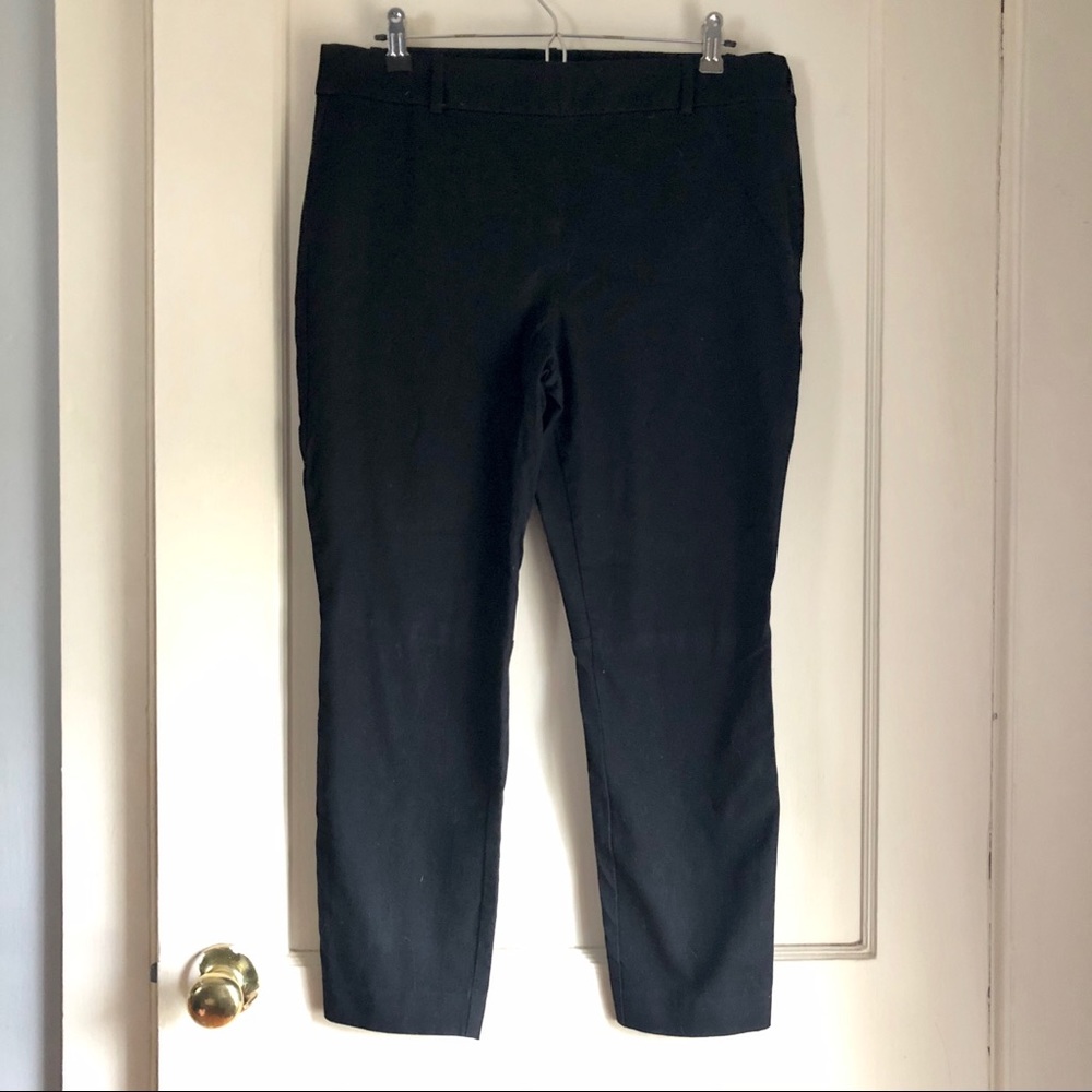 J. Crew Factory Black Crop Winnie Pant